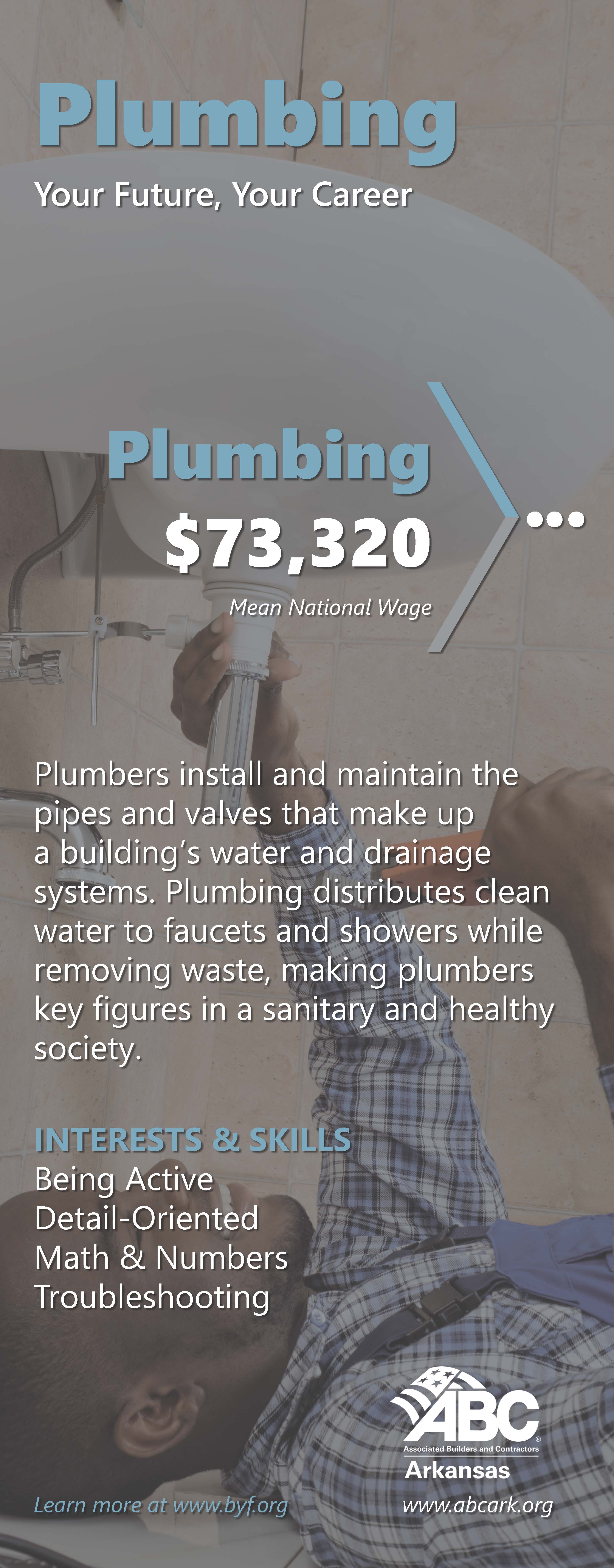 Plumbing BMY Trade Pop Up Signs